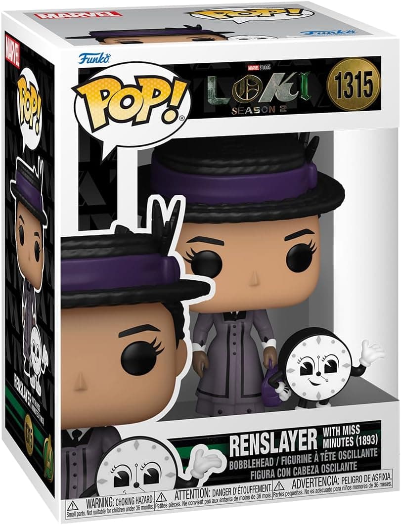 Funko Pop! & Buddy: Loki - Renslayer & Miss Minutes - Figura de vinil colecionável - ideia de presente- Mercadoria oficial - Brinquedos para crianças e adultos - Fãs de TV - boneco para colecionadores