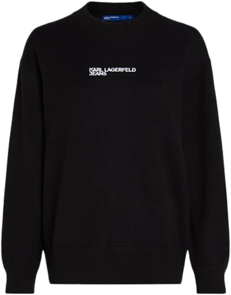 KARL LAGERFELD JEANS | Camisola de malha loose fit com logótipo para mulher