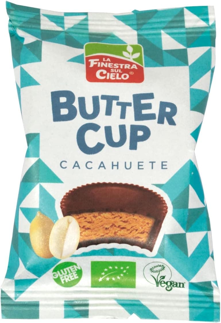 La Finestra sul Cielo Amendoim Butter Cup vegano sem glúten, 25 g (bio)
