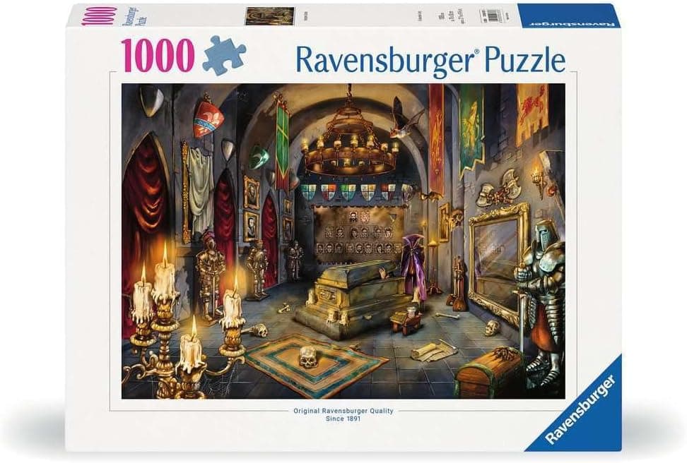 Ravensburger 12000787 - O castelo do vampiro - puzzle 1000 peças - puzzle adultos e crianças a partir de 14 anos