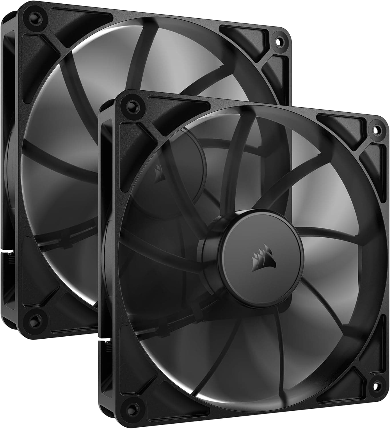 Corsair RS140 | Pack de 2 ventoinhas PWM 140 mm com funcionamento silencioso e rolamento magnético