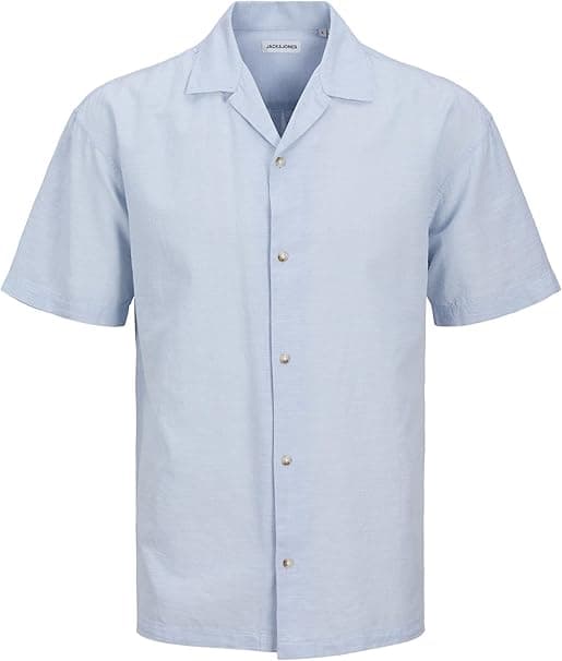 Jack & Jones Jjesummer Resort | Camisa de manga curta para homem em azul