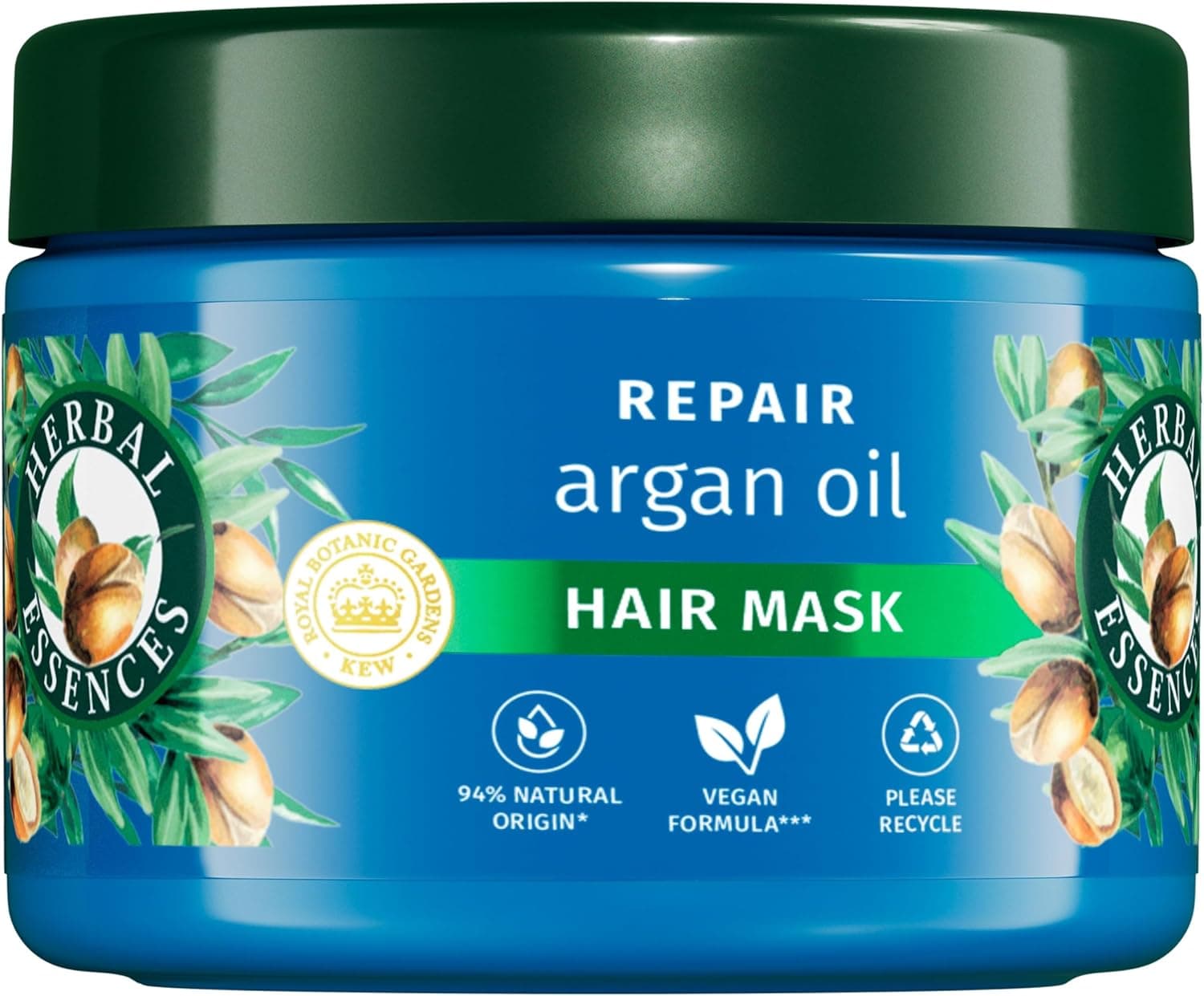 Herbal Essences Máscara reparadora com óleo de argão, 300 ml, para cabelo danificado