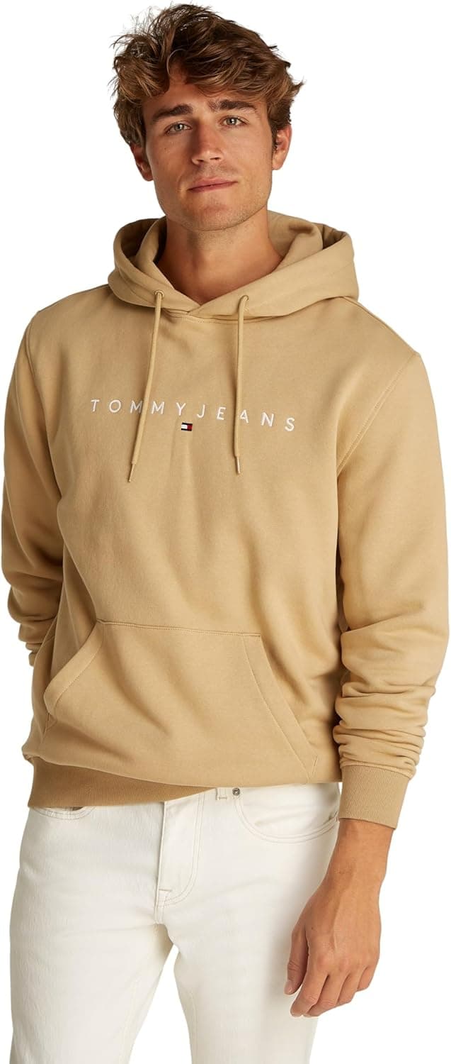 Tommy Jeans Camisola Linear logótipo com capuz para homem