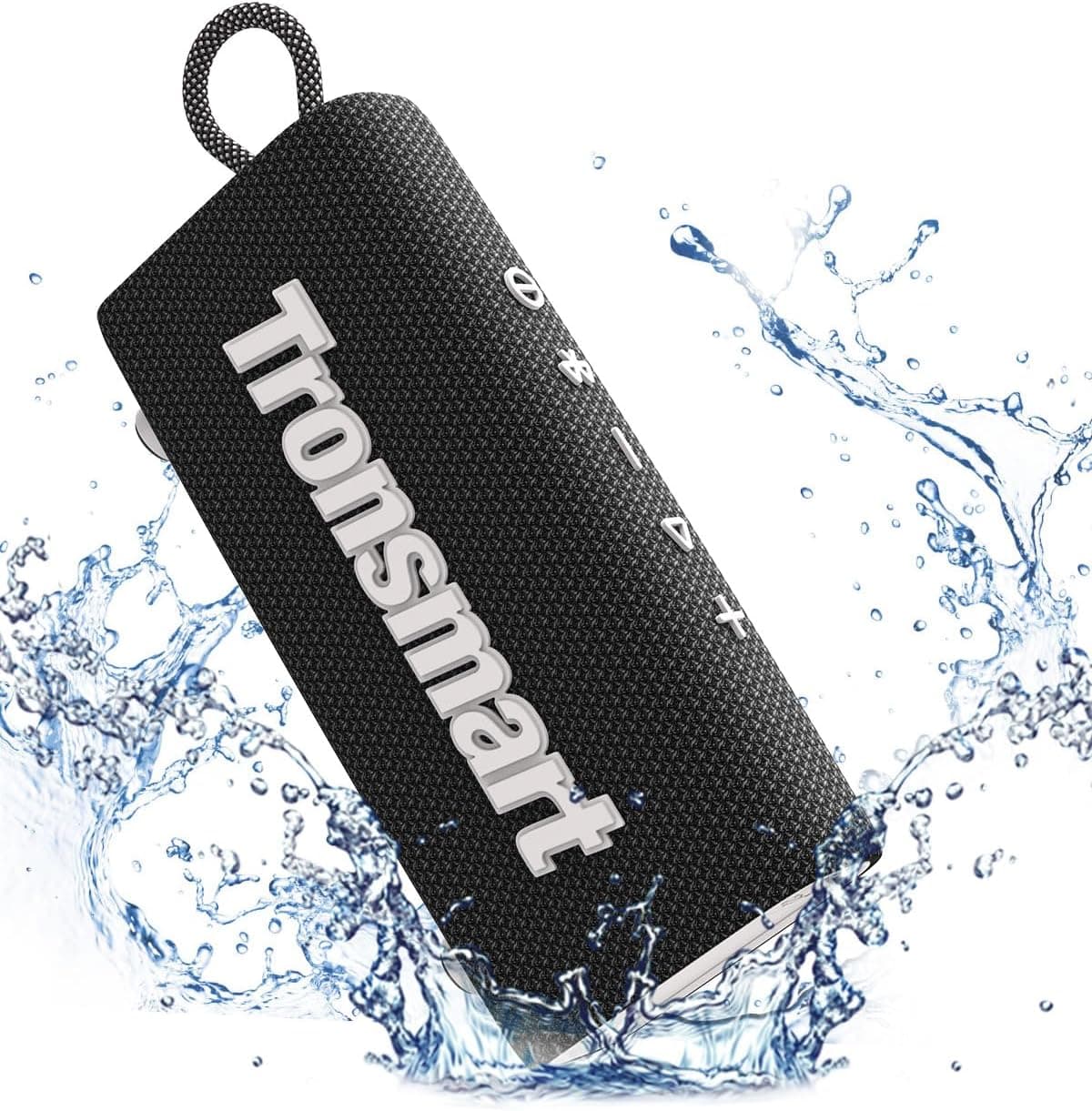 Tronsmart Trip Altifalante Bluetooth 5,3 10 W, portátil, IPX7 Waterproof, microfone incorporado, True Wireless Stereo e assistente de voz, 20H de reprodução com som de alta fidelidade