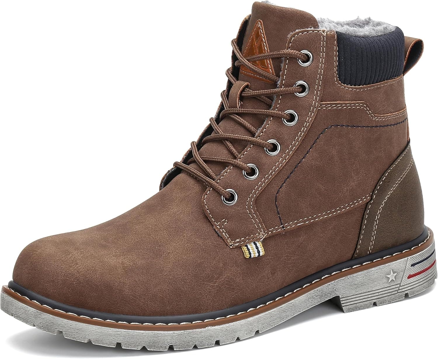 Mishansha Botas homem e mulher inverno trekking botas antiderrapantes botas de neve impermeáveis sapatos