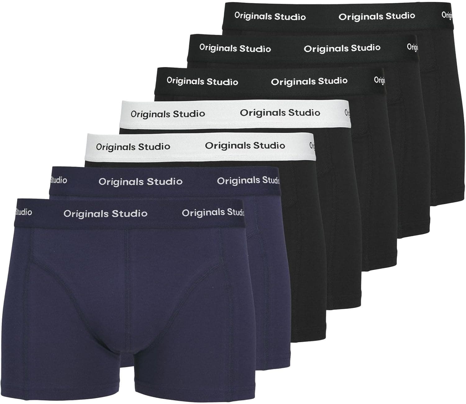 JACK & JONES Boxers para homem, pack de 7