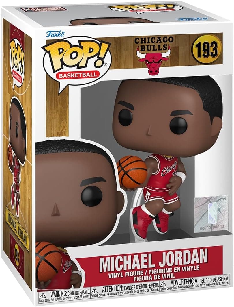 Funko Pop! NBA: Bulls - RS Michael Jordan - Figura de vinil colecionável - ideia de presente - Mercadoria Oficial 