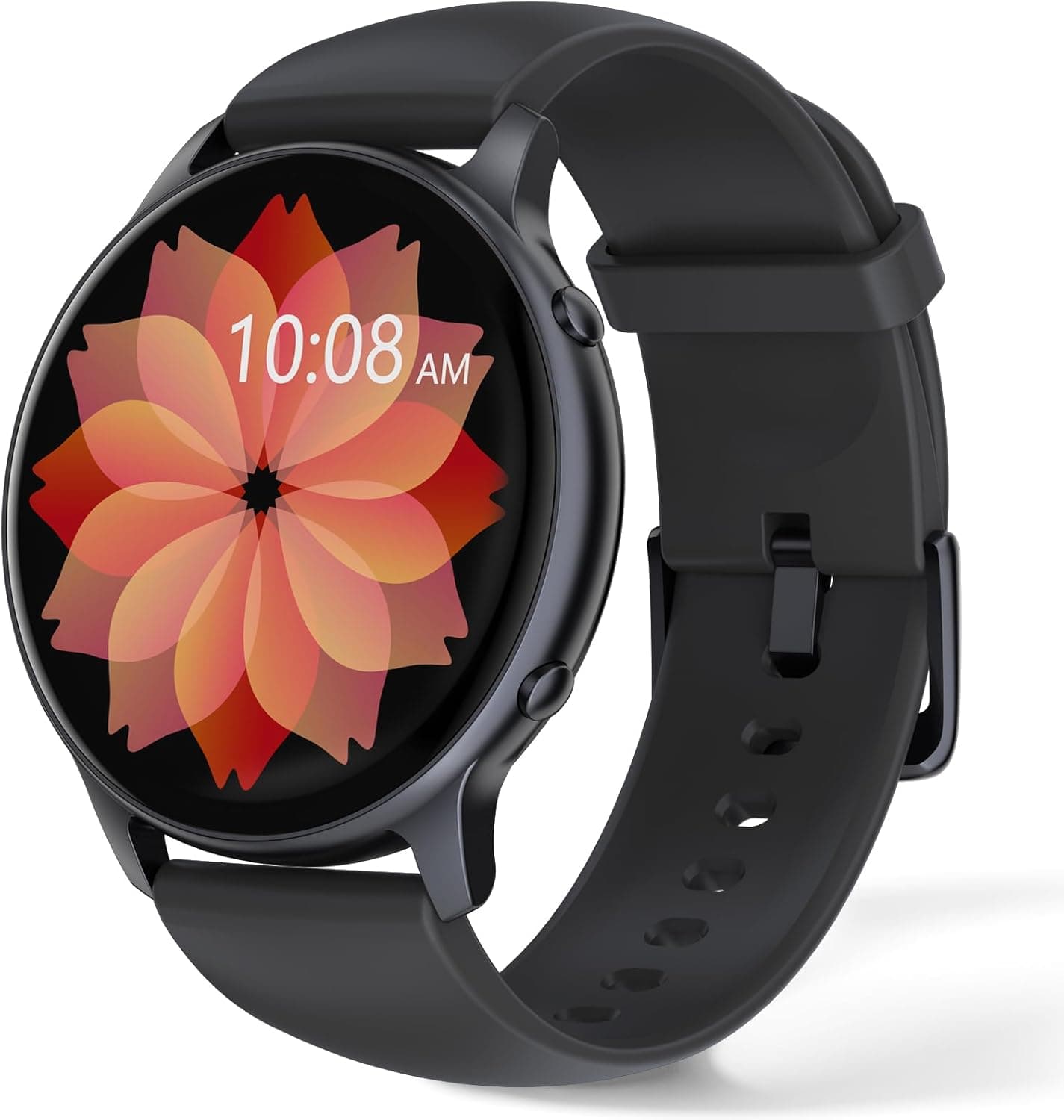 Relógio inteligente para mulher e homem, IP68 impermeável Smartwatch, 1,3 polegadas ecrã tátil desportivo com óxímetro, monitor de sono, podómetro, bricolage mostrador, pulso para Android iOS