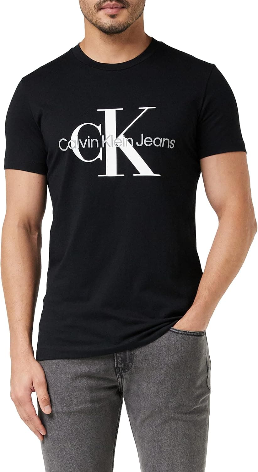Calvin Klein Core Monologo Slim tee J30j320935 T-shirt Homem