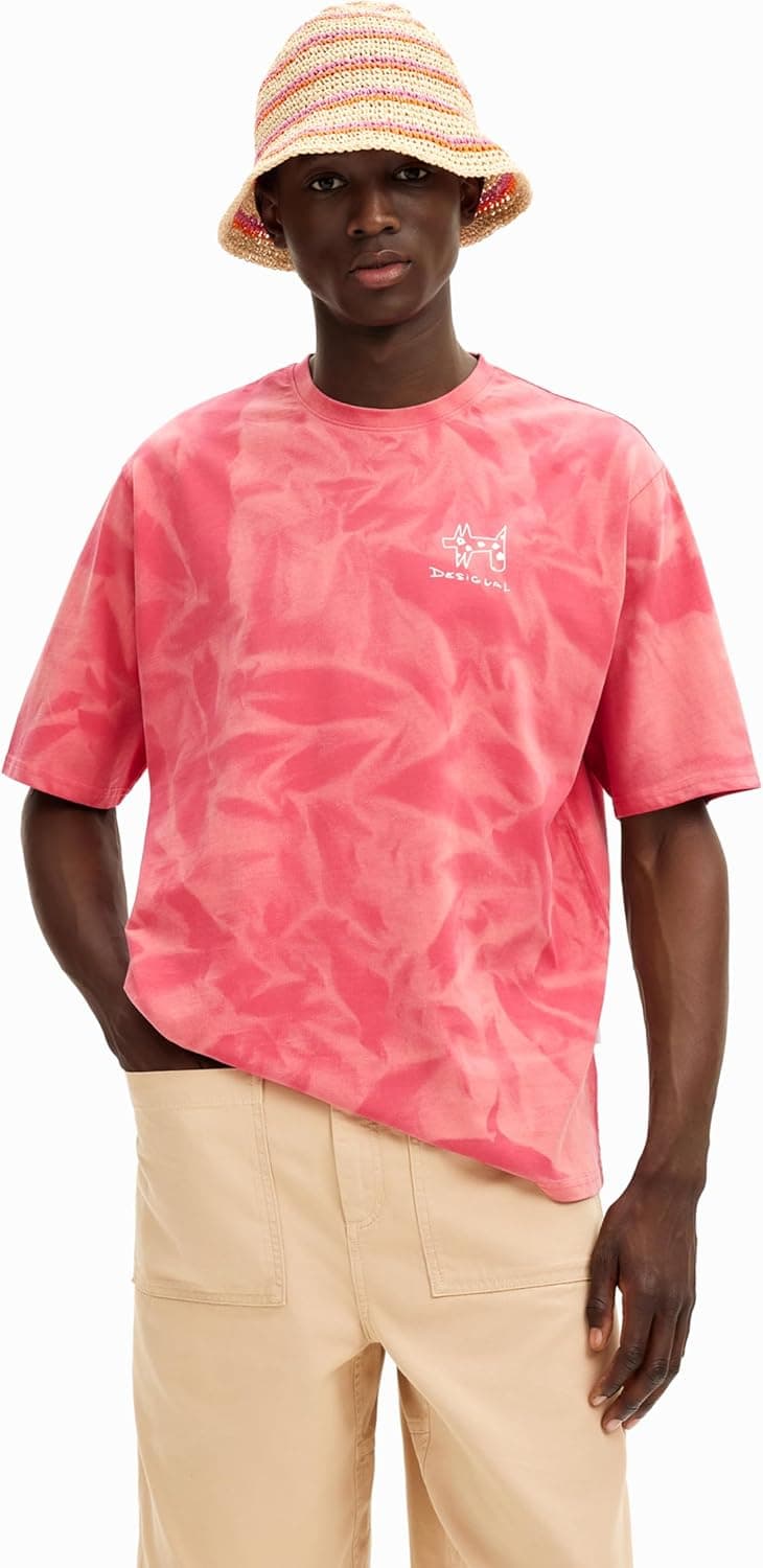 Desigual T-shirt de manga curta de malha para homem