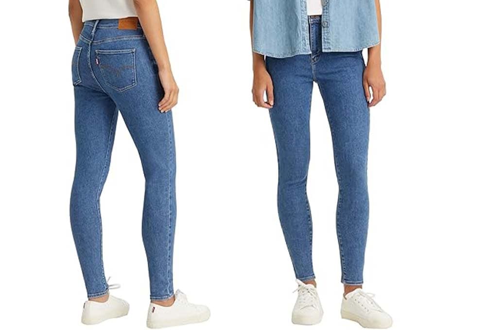 Levi's 720 High Rise Super Skinny Calças de ganga para mulher