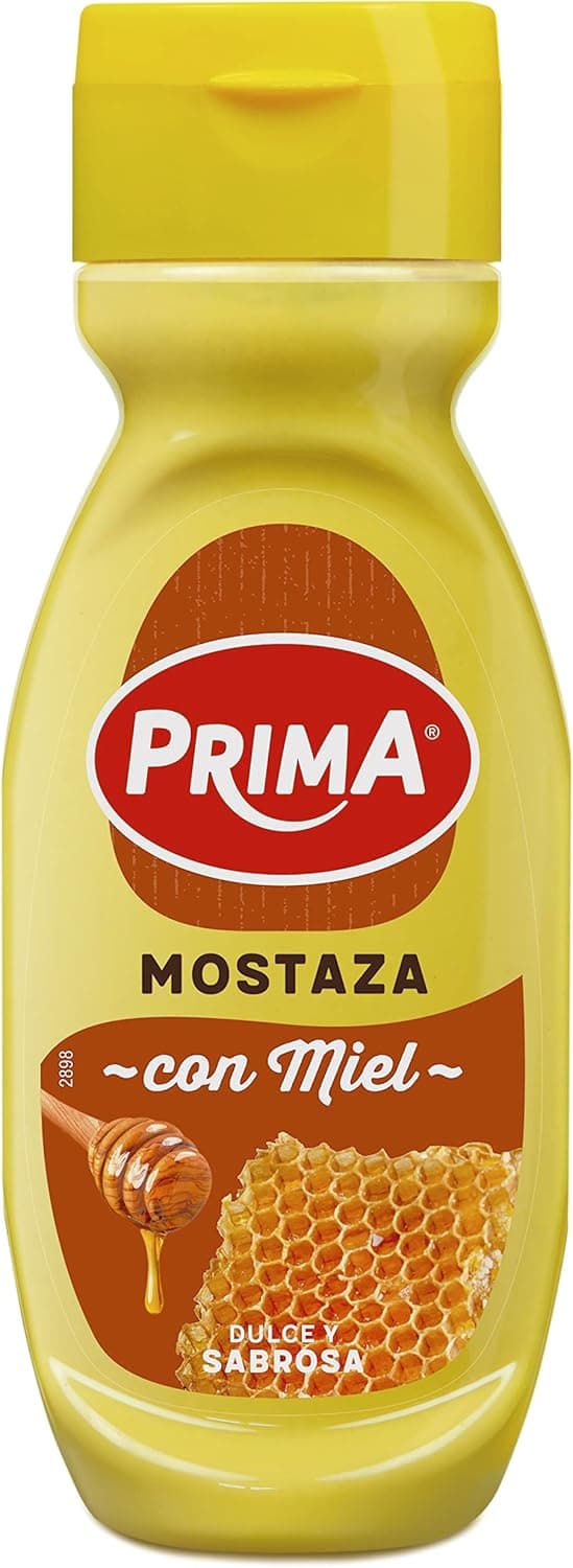 Prima Mostarda com mel feita com sementes de mostarda. 285 g