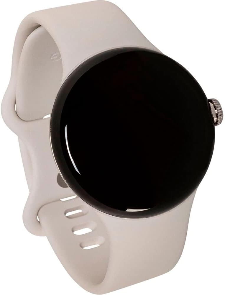 Google Pixel Watch | Smartwatch em aço inoxidável com monitor de atividade e ritmo cardíaco para Android