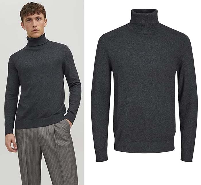 JACK & JONES Turtleneck Plain Camisola de gola alta para homem
