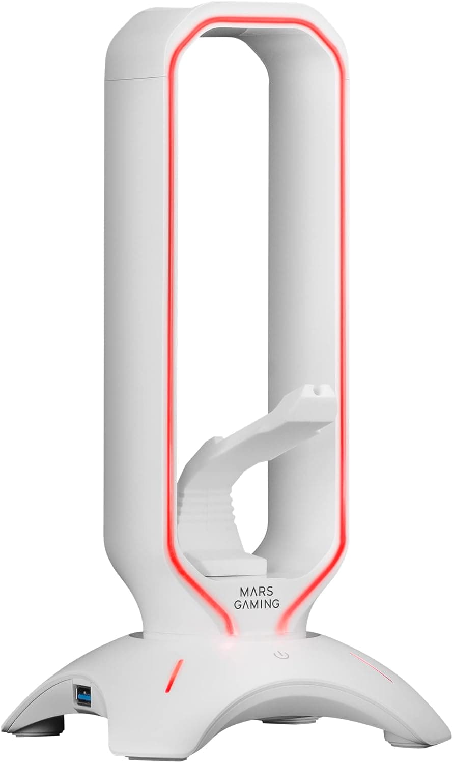 Mars Gaming Suporte auricular MHHPRO 3in1 branco