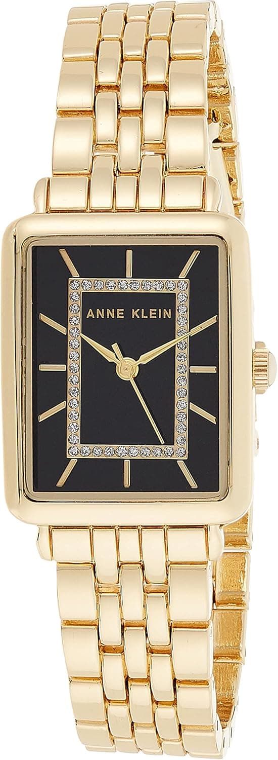 ANNE KLEIN Relógio de pulso para mulher com detalhes de purpurina