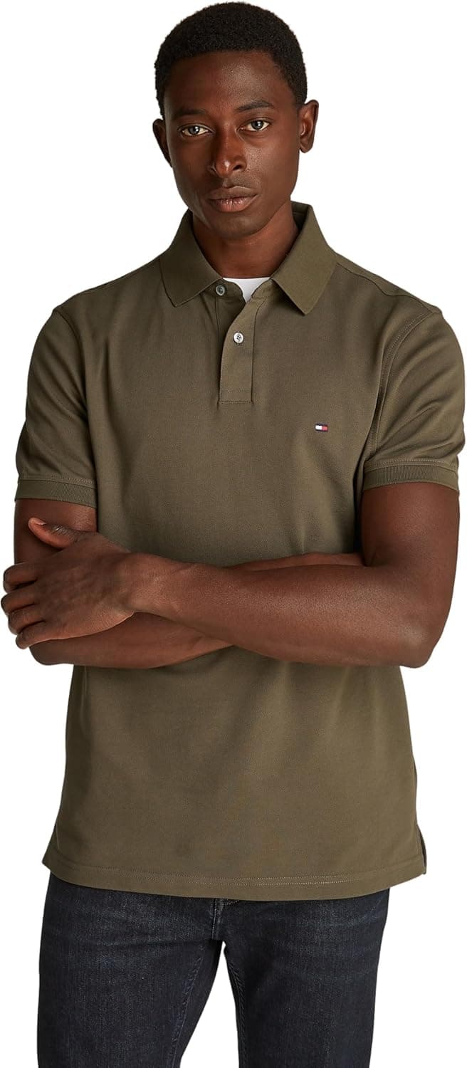Tommy Hilfiger Polo regular Fit com botões para homem