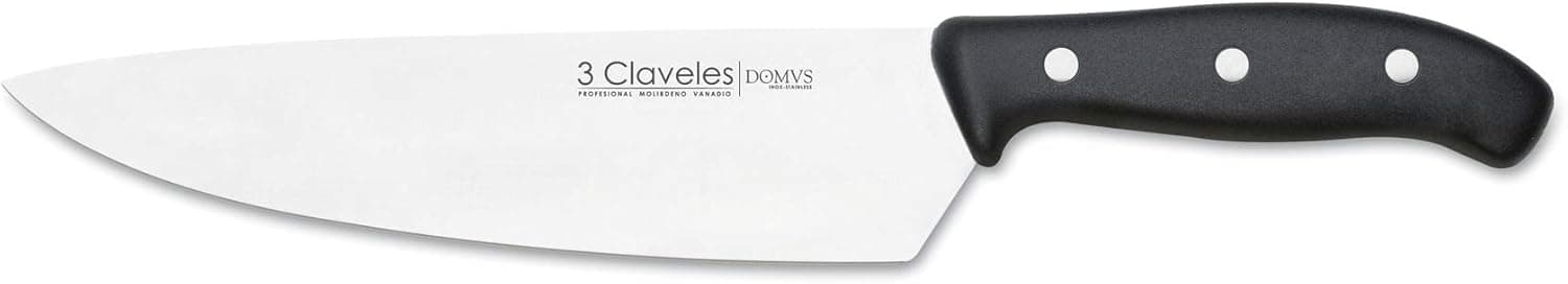 3 Claveles - Faca de cozinheiro, polida mate, aço inoxidável, linha DOMVS (20 cm - 8")