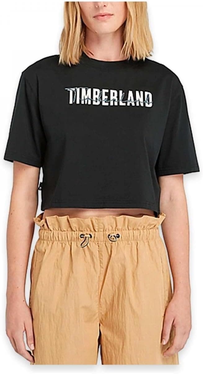 Timberland Cropped Short Sleeve T-shirt para mulher