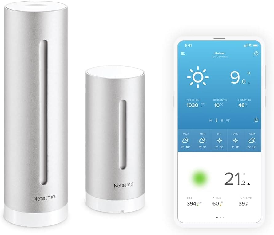 Netatmo Estação meteorológica com módulo adicional