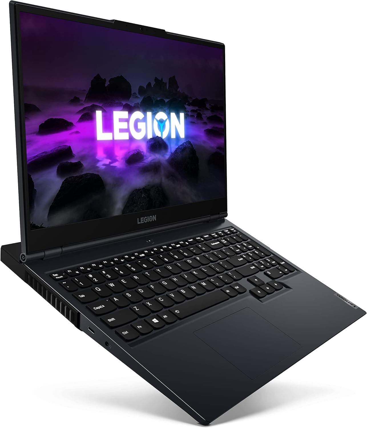 Lenovo Legion 5 Gen 6 Computador portátil Gaming FHD de 15,6", AMD Ryzen 7 5800H, 16 GB RAM, 512 GB SSD, NVIDIA GeForce RTX3060-6GB, WiFi 6, Windows 11 Home) A. Zul/preto - Teclado QWERTY português