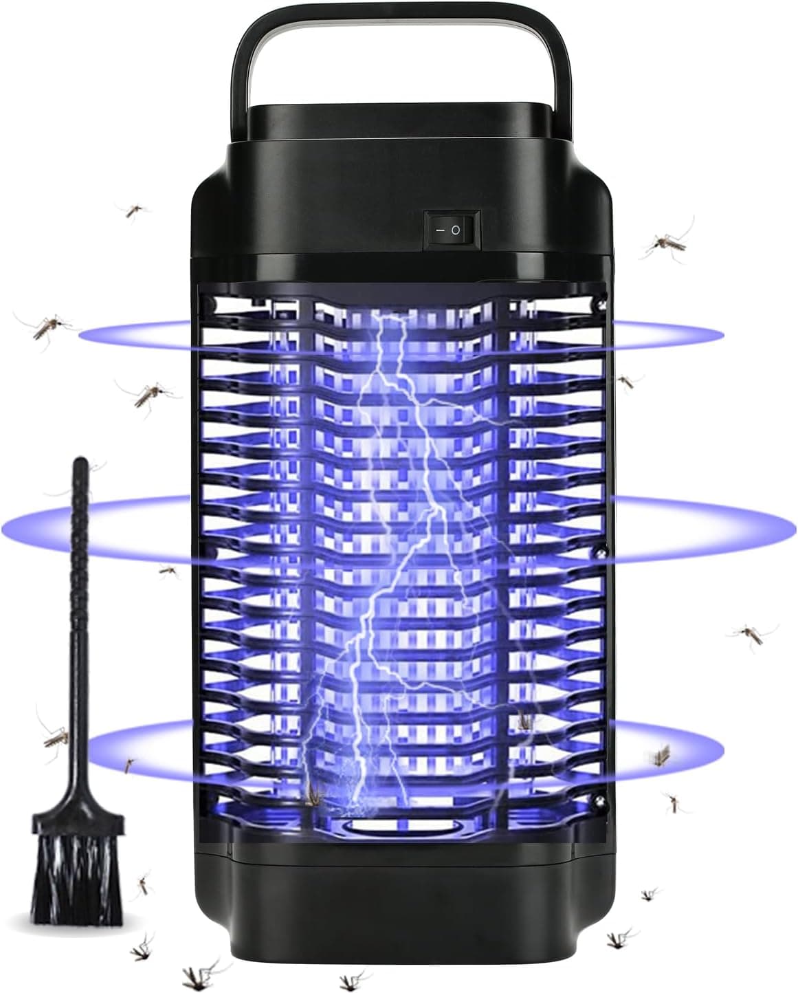 Lampe Moustique Candeeiro de insetos com luz 4200 V 18 W UV lâmpada mosquitos armadilha mosquitos de pátio exterior jardim cozinha captura eficazmente mosquitos moscas e traça