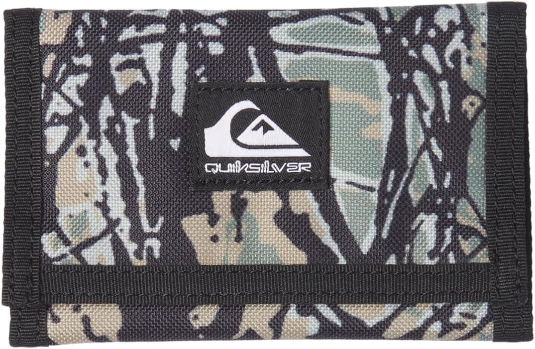 Quiksilver The Everydaily - Carteira de folha tripla com estampado para homem
