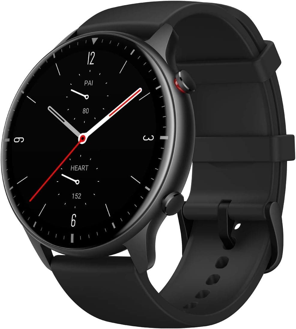 [2022 Nova versão] Amazfit GTR 2 Smartwatch com chamada Bluetooth 90 modos desportivos rastreador de atividade frequência cardíaca monitor SpO2 armazenamento de música 3 GB Alexa incorporado