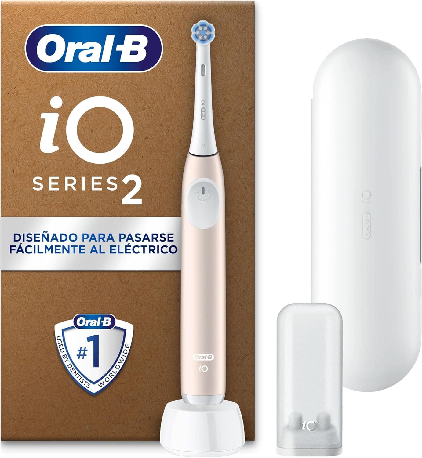 Oral-B iO 2 Escova de dentes elétrica rosa suave