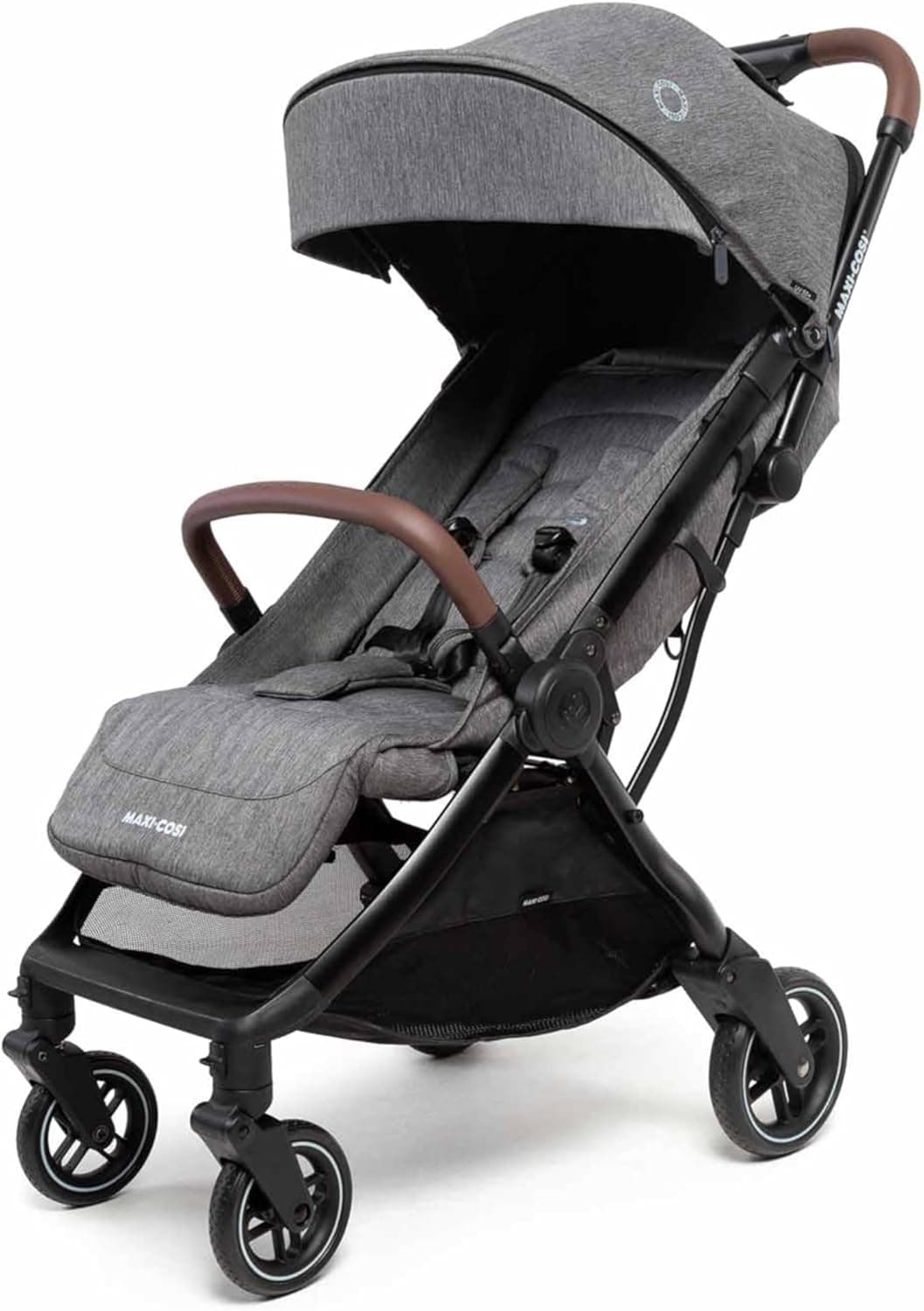 Maxi-Cosi Eva3 | Carrinho de passeio leve e compacto com reclinação total e fecho automático para crianças até 22 kg