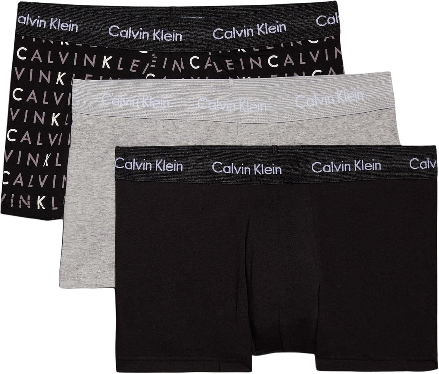 Calvin Klein | Pack de 3 boxers low rise em algodão elástico para homem