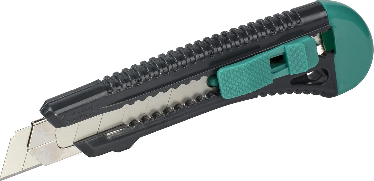 wolfcraft Corte de lâminas separáveis padrão de 18 mm I 4146000 I cortador de plástico com guia de metal