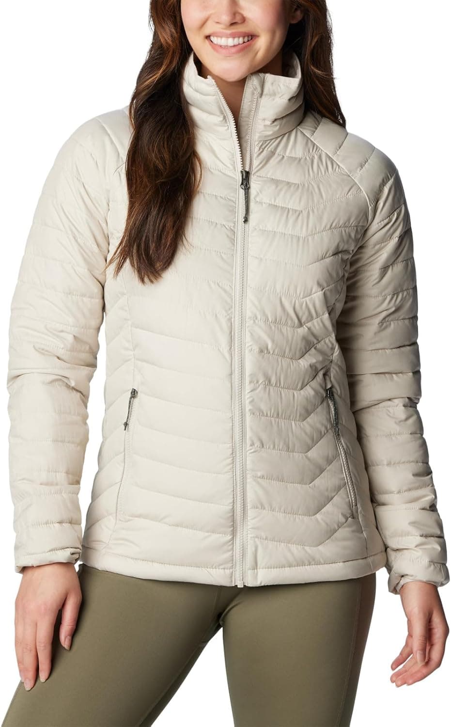 Jaqueta Columbia Powder Lite para Mulheres Casaco Acolchoado