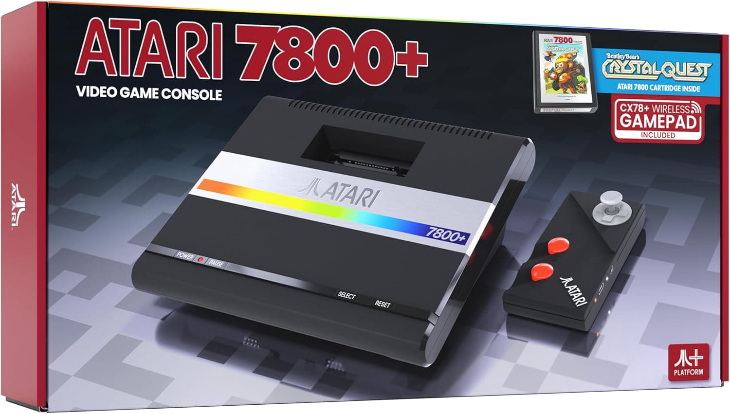 Plaion Atari 7800+ | Consola retro portátil para jogos clássicos