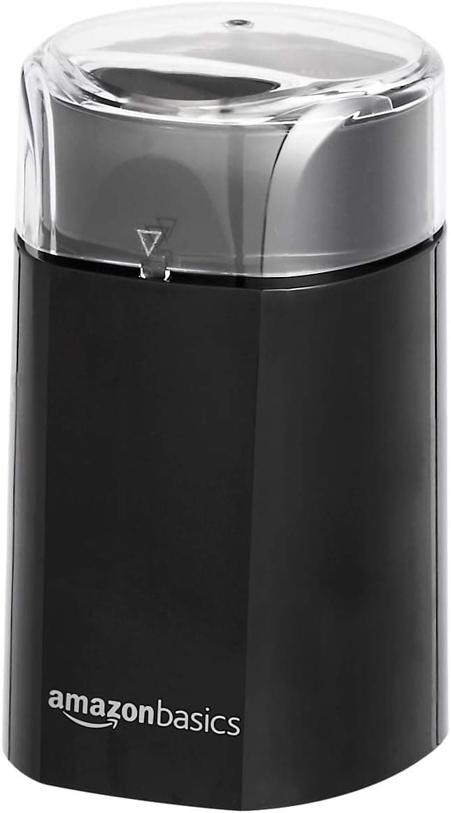 Amazon Basics Moedor de café elétrico, preto