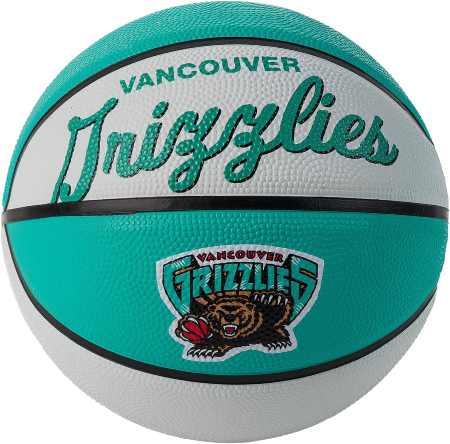 Wilson Mini Bola de basquetebol TEAM RETRO, CHARLOTTE HORNETS, borracha