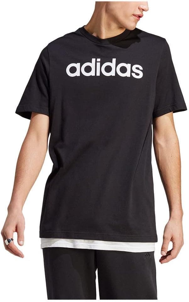 adidas Essentials Single Jersey Linear Embroidered Logo T-shirt para homem
