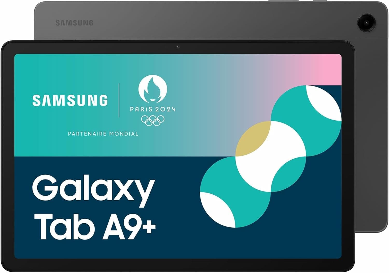 Samsung Galaxy Tab A9 Tablet Android, armazenamento de 128 GB, WiFi, ecrã 11", som 3D, cinzento 