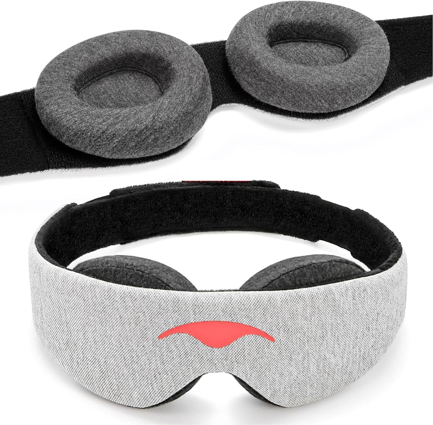 Manta Sleep Mask - Anti-face para dormir 100 % anti-luz - zero pressão nos olhos - copos ajustáveis para olhos - máscara de dormir para um descanso mais profundo