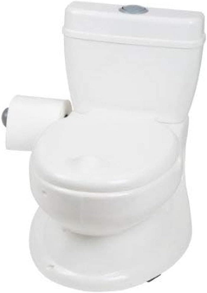 BABYGO Potty para crianças: urinol para crianças, sanita realista para crianças, com som de refrigeração, ideal como primeira sanita para o seu filho pequeno 9007, branco 1 unidade