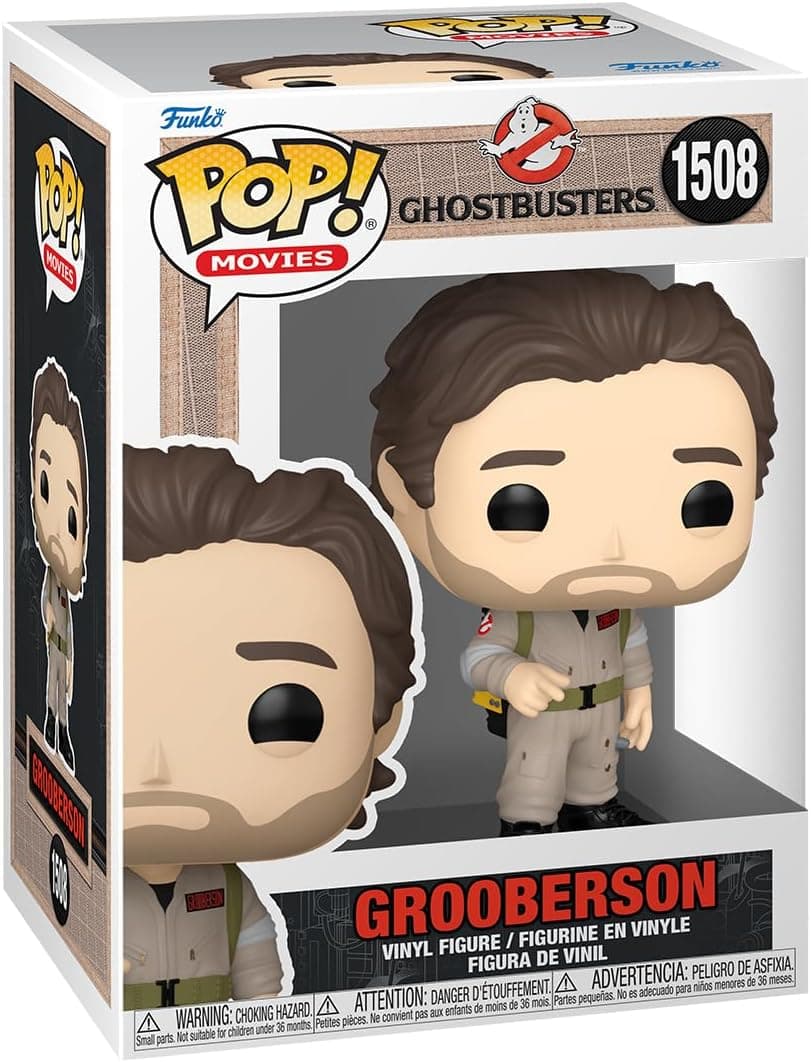 Funko Pop! Filmes: Ghostbusters: Frozen Empire - Gary Grooberson - Ghostbusters: Frozen Empire - Figura de vinil colecionável - Mercadoria oficial - Brinquedos para crianças e adultos