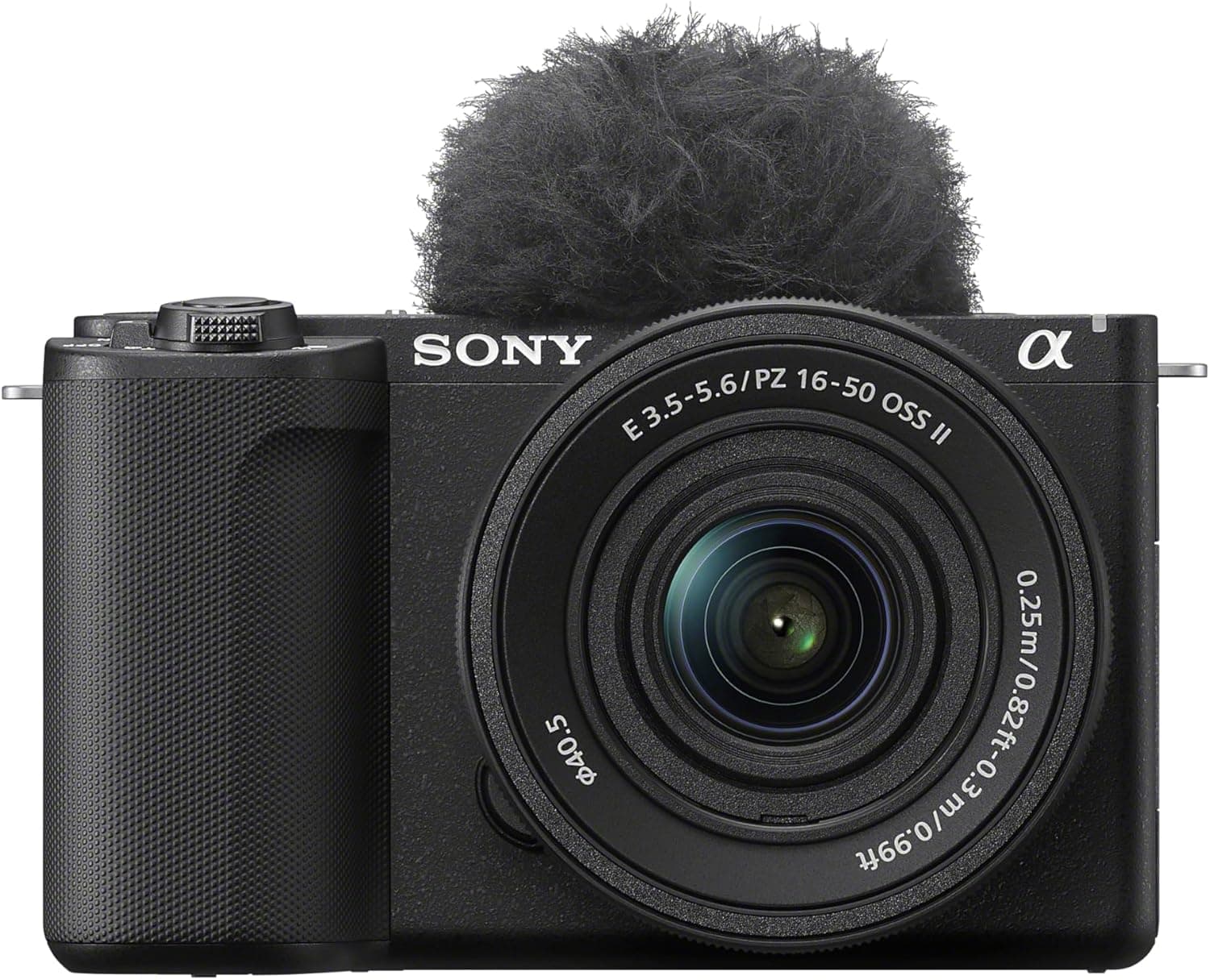 Sony Alpha ZV-E10 II Câmara de vídeo APS-C mirrorless, com objetivo Kit Power Zoom de 16-50 mmf/3,5-5,6 (vídeo 4K60p, gravação em 4:2:2 de 10 bits, 26 MP, estabilização digital, olho AF em tempo real)
