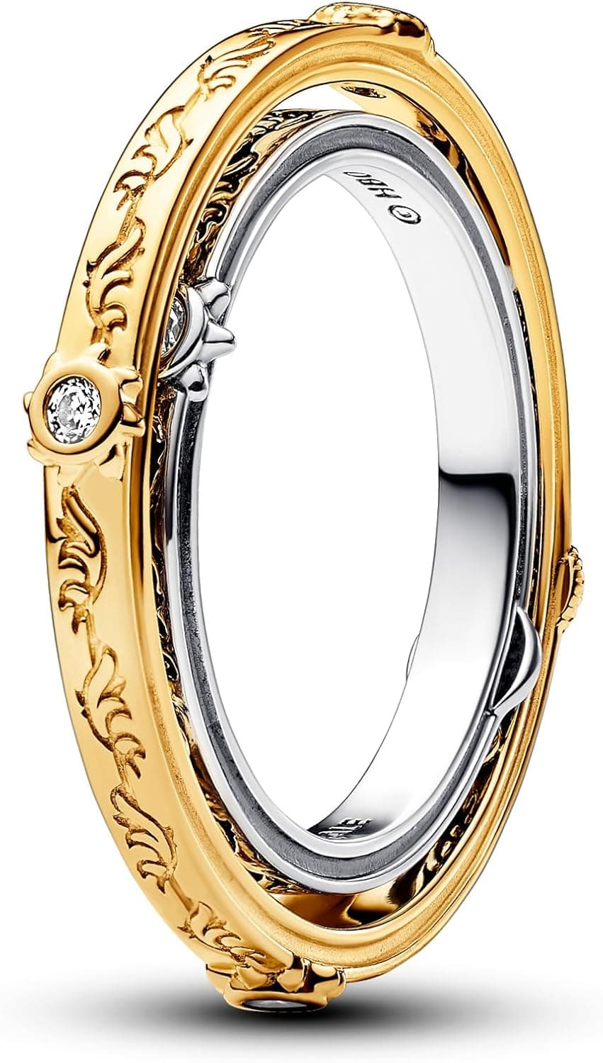 Pandora Anel para mulher prata de lei 925 163136C01, 58, Prata esterlina, Zircônia cúbica