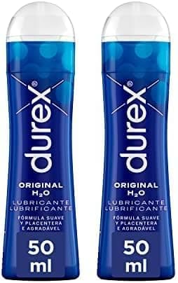Durex Lubrificante original base de água, 50 ml (embalagem de 2)