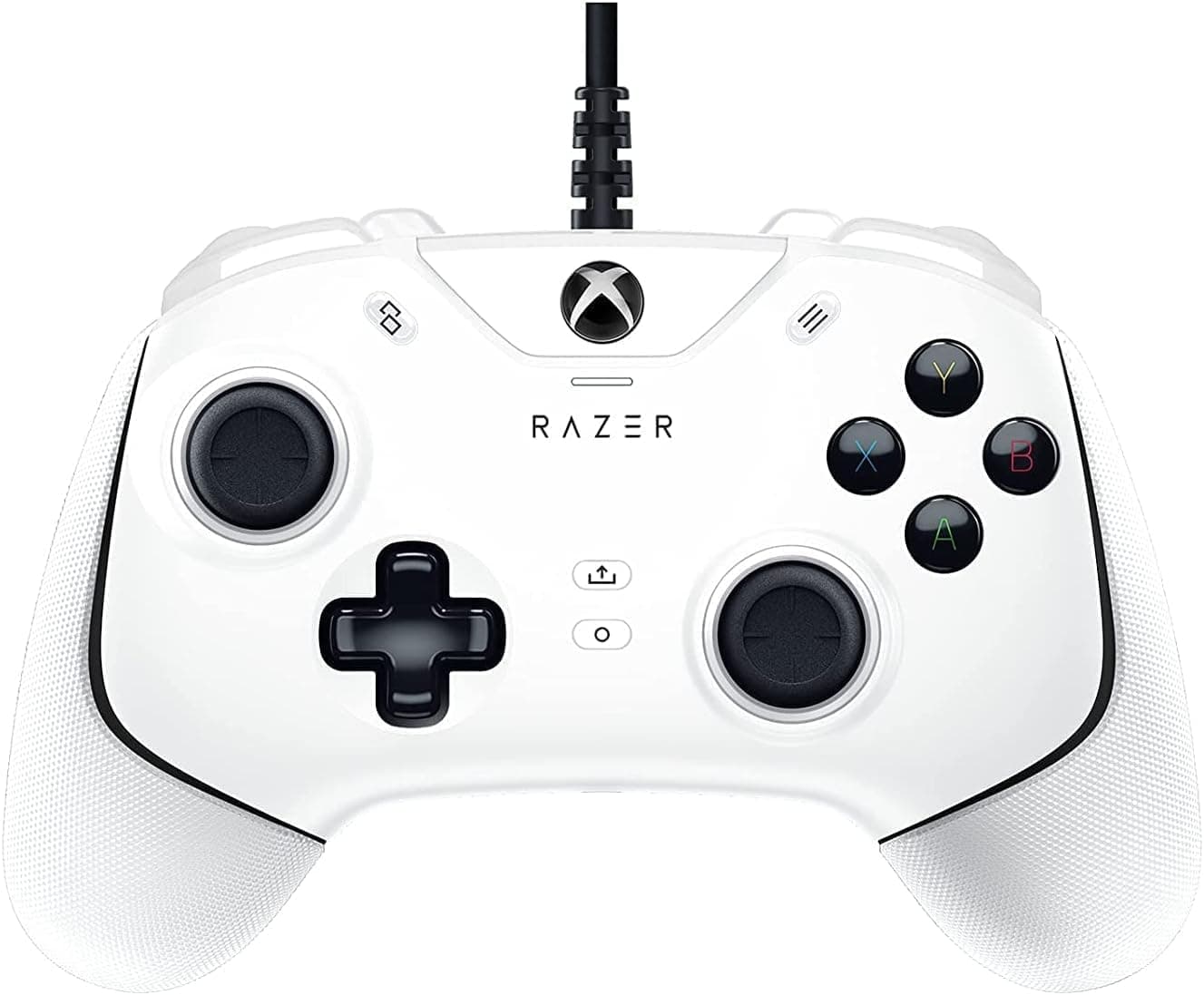 Razer Wolverine V2 Comando de jogo com cabo para Xbox Series X, S, Xbox One, PC (2 botões multifuncionais de atribuição gratuita, botões de ação, pad direcional) Mercury