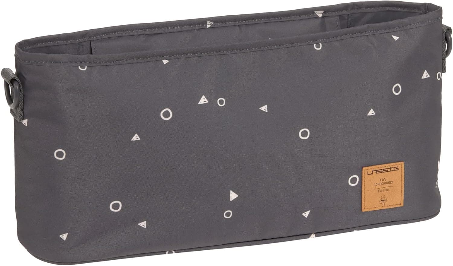 LÄSSIG Organizador para carrinho de bebé bolsa para carrinho de bebé incl. Acessório para carrinho/Casual Buggy Organizer, Universe antracite