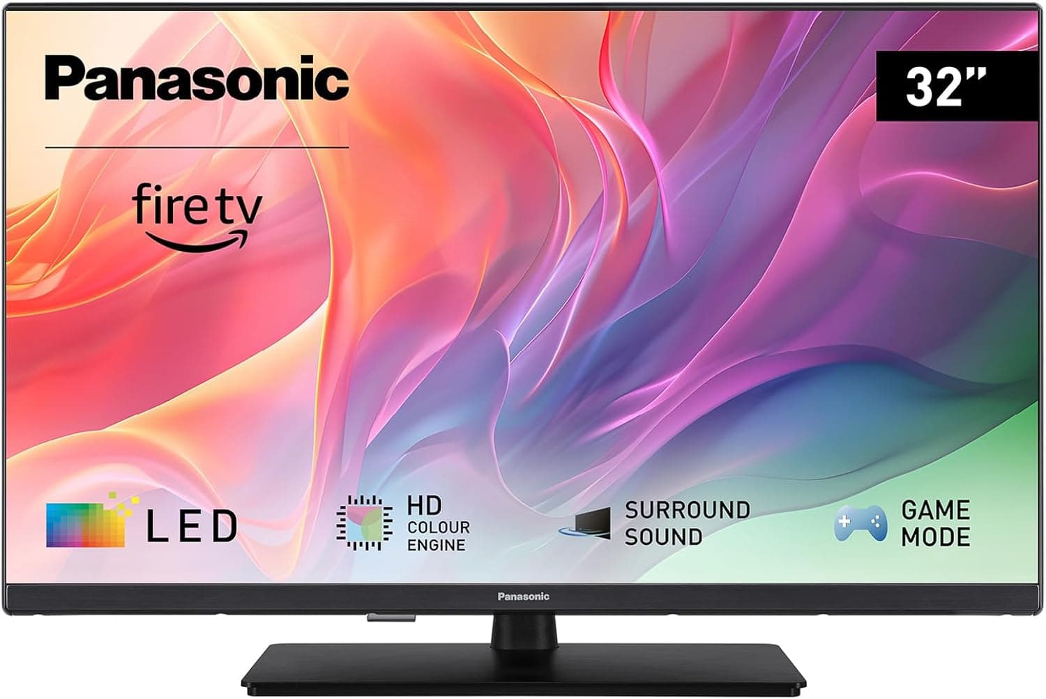Panasonic TV-32S55AEZ, S55 Series 32 polegadas Full HD LED Smart TV, 2024, Fire TV, HD Colour Engine, HDR, Alexa Controlo de Voz, modo de jogo, mídia player, experiência visual excecional