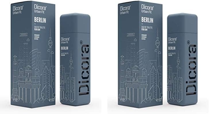 Dicora Urban Fit Berlin Eau de Toilette de 100 ml (embalagem de 2)