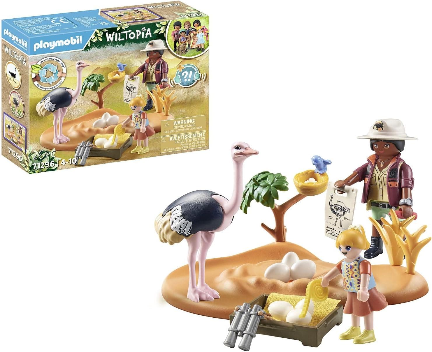 PLAYMOBIL Wiltopia Cuidadores de aves